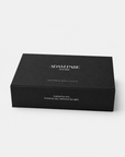 Adam Pare Men's Gift Box, angled view, "Crafted for him. Poised by day, definitive by night."