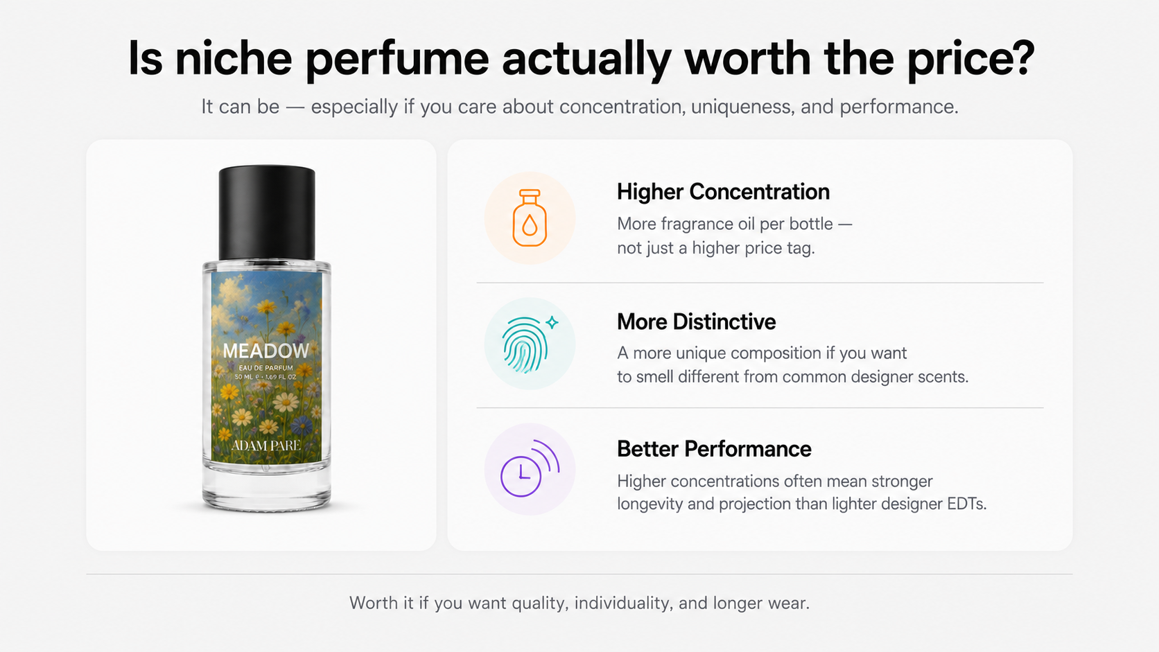 Niche vs Designer Perfume: What's Actually Different (and Is Niche Worth It)?