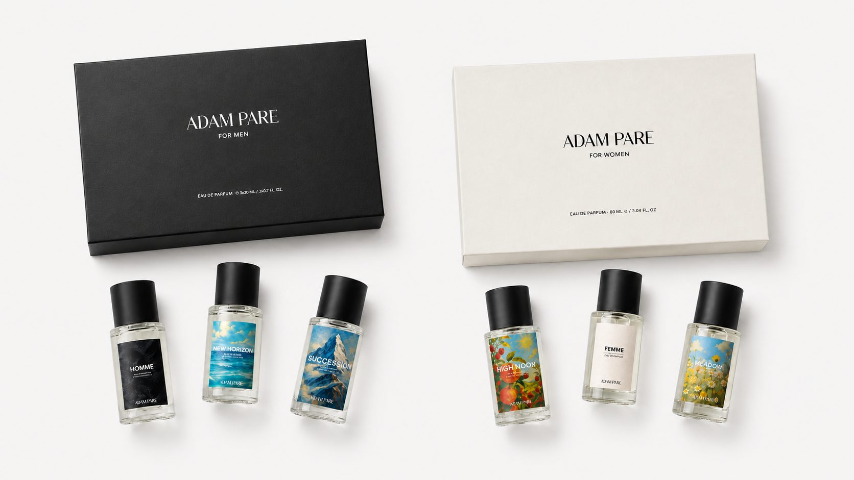 Adam Pare perfume gift sets
