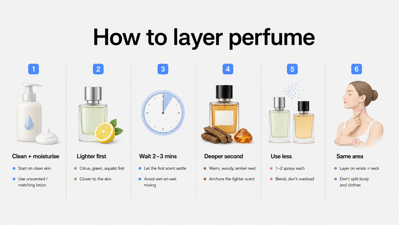 How to layer perfume