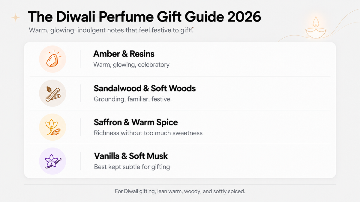 The Diwali Perfume Gift Guide 2026: What to Gift (and Why It Works)